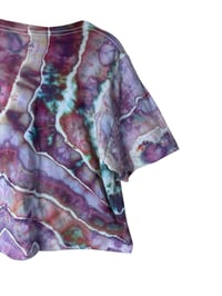 Image 6 of L Crop Tee in Prism Geode Ice Dye