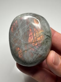 Image 8 of Sunset Labradorite Palm Stone #3009