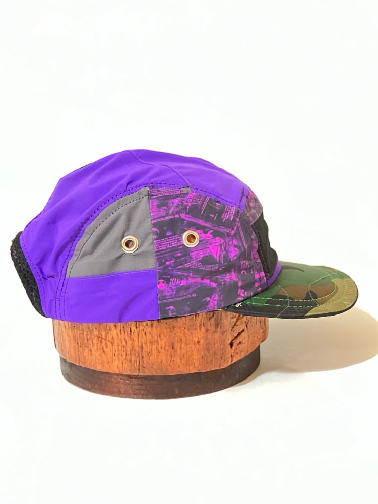 TNF Reflective Purple Tape Camo Quilted Brim 5-Panel