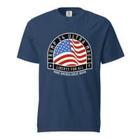 Image 6 of Trump 24 Ultra MAGA Liberty for ALL Dark Colors Unisex Garment-Dyed Heavyweight T-shirt
