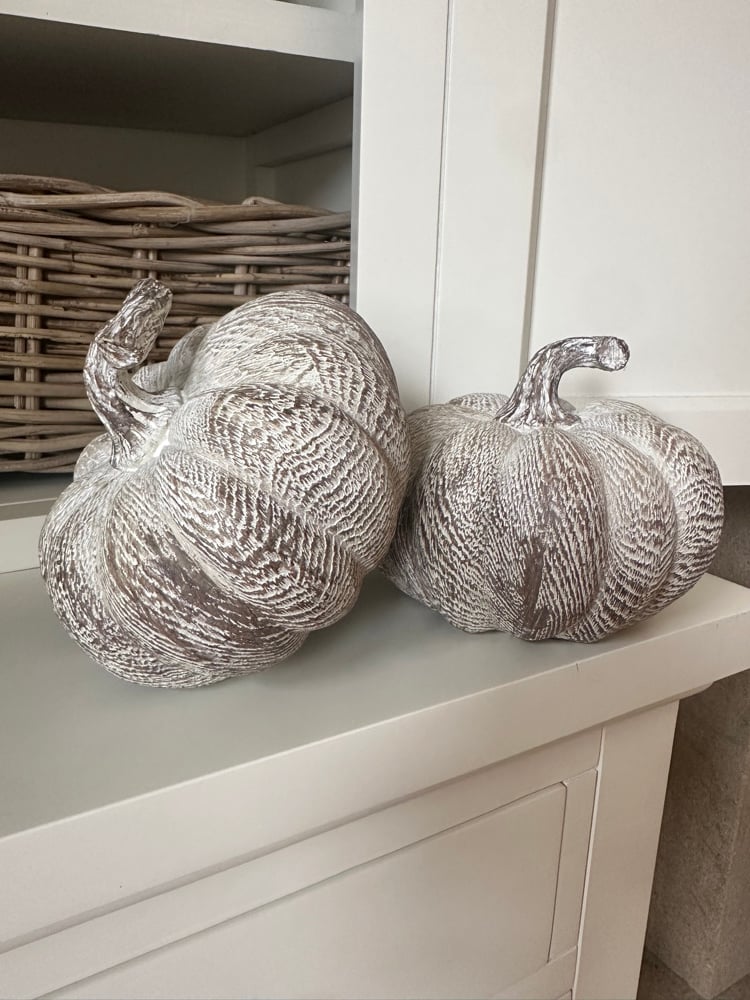 Image of WOOD EFFECT PUMPKIN 