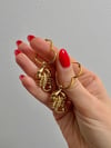SCORPION HEART HOOP EARRINGS 