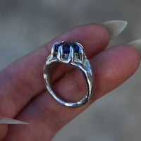 Image 4 of Dhalia Ring (blue) [SZ 6.5]