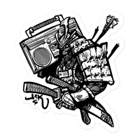 Image 1 of BoomBap Samurai Sticker
