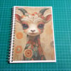 Cute Goat Notebook spiral 