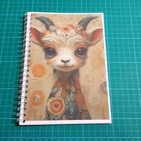 Image 1 of Cute Goat Notebook spiral 