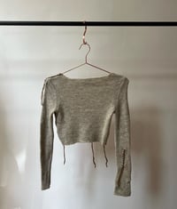 Image 2 of Knitted Crop Long Sleeve