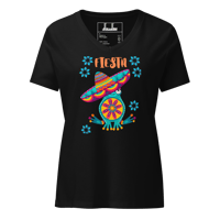 Image 1 of Women’s Relaxed V-Neck T-shirt