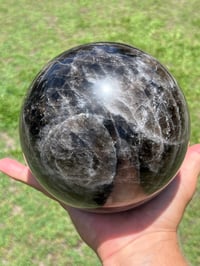 Image 5 of Large Smoky Quartz Sphere Statement Piece #2533