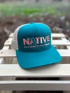 Florida Native Trucker Hat Teal 