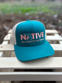 Image 1 of Florida Native Trucker Hat Teal 