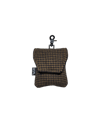 Brown Houndstooth Wool Range Finder Pouch
