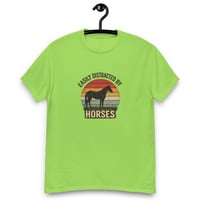 Image 11 of Unisex classic tee, Easily Distracted By Horses Tee