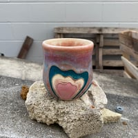 Image 1 of Shell Pink Petal Motif Cup