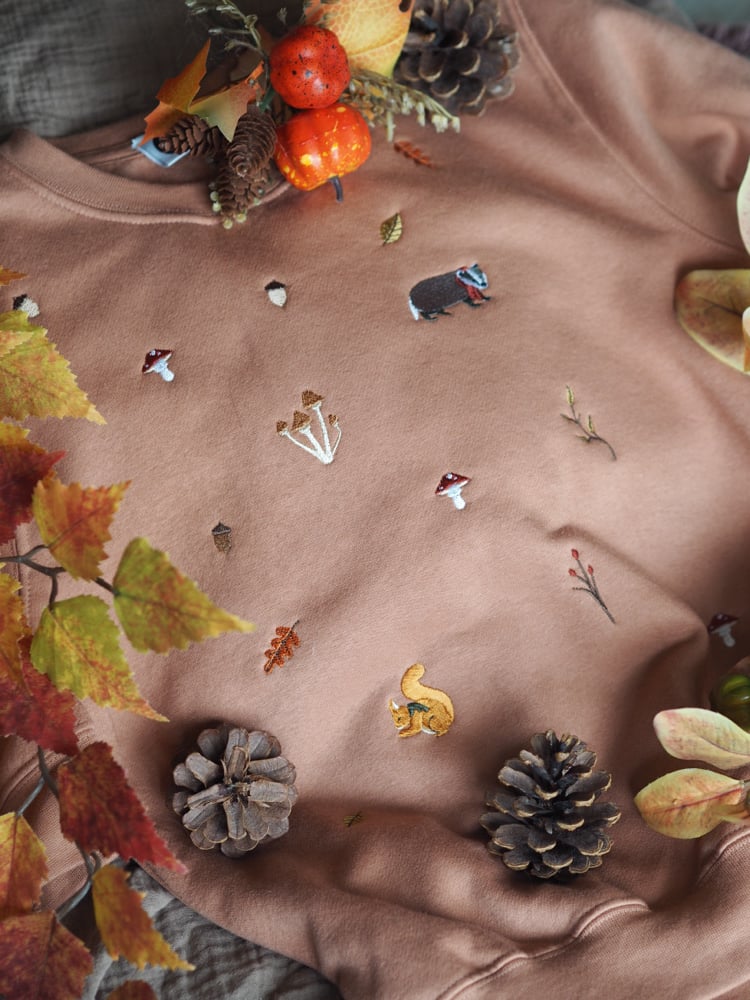 Image of Autumn Sprinkles - Mocha Sweater