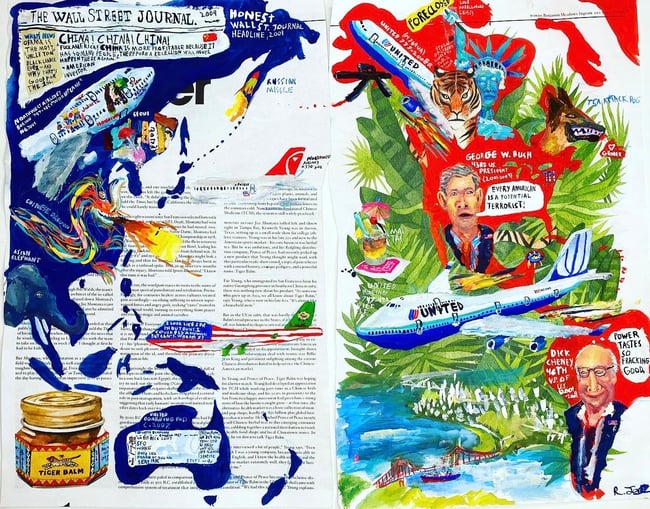 Transpacific-Original Painting 