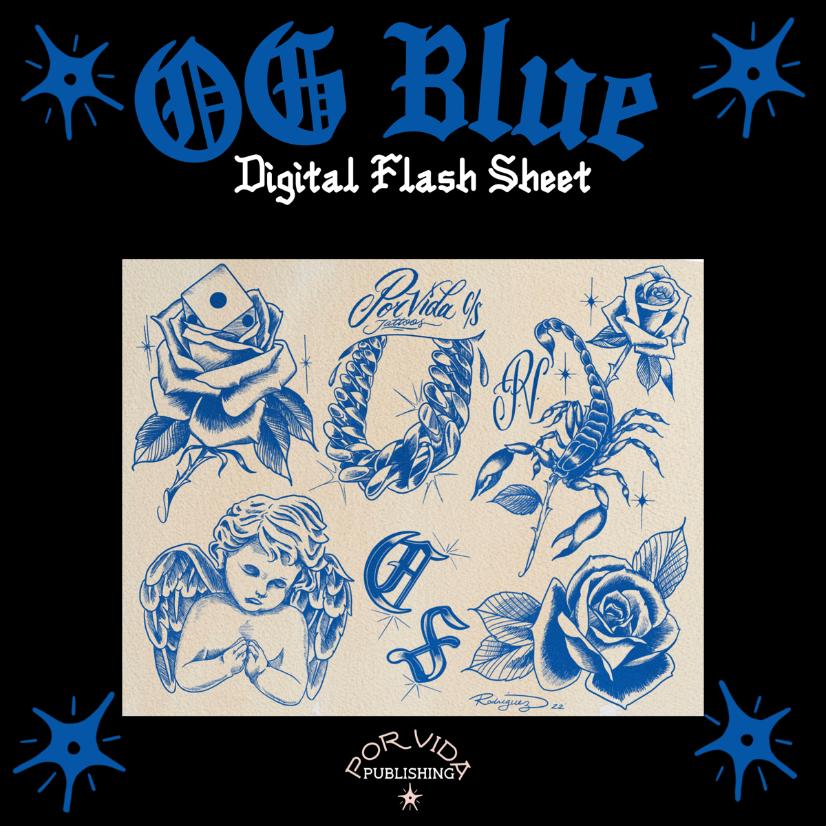 Image of OG Blue Digital Flash Sheet