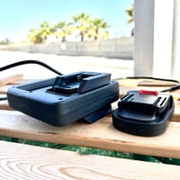 Image 4 of Makita One or Two Battery Adapter Converter And Extender To Parkside X20