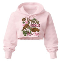 Pretty Girls Cropped Hoodie