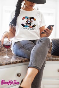 Image 1 of Creole Cutie White T-Shirt