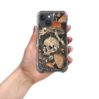 Image 9 of Goblincore Skull and Mushroom Grunge/Punk Clear Case for iPhone®