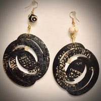 Image 4 of Follow Your Bliss Wood Earrings