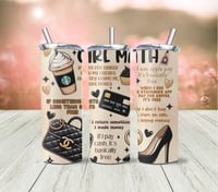 Image 1 of Girl Math 20oz Tumbler