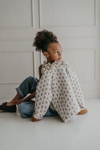 Image 13 of Veste VIVI fleurs enfant 