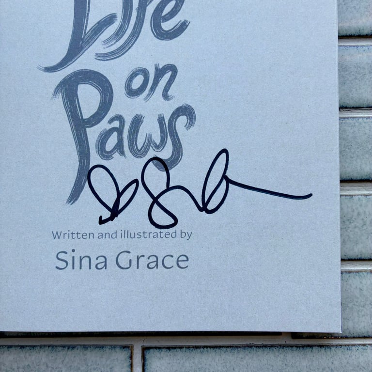 Life on Paws by Sina Grace - SIGNED Image 2