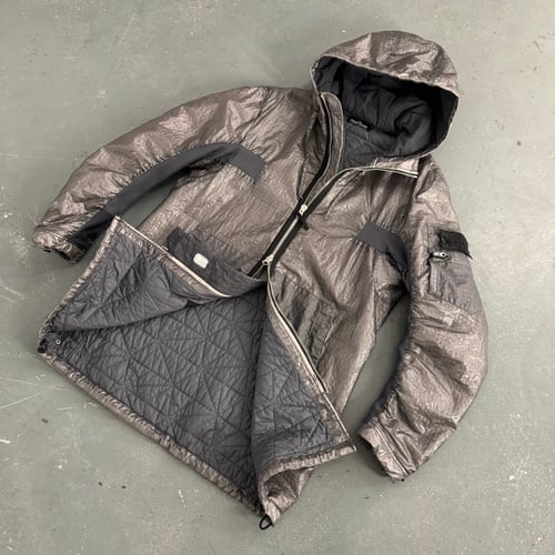 Image of AW2019 Stone Island Shadow Project Dual Grid Nylon Parker, size large