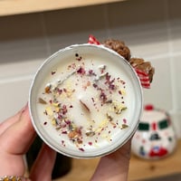 Image 4 of peppermint vanilla scented candle