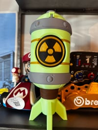 Image 2 of GLOW in The Dark Nuke Bomb Decoration