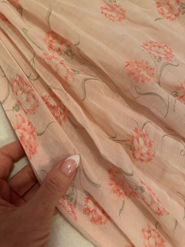 early 70s bohemian dream dress and matching shawl