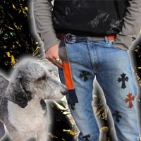 Image 2 of AG Patchwork Leather Belt 