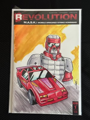 Optimus Prime/Matt Tracker (MASK) Sketchcovers