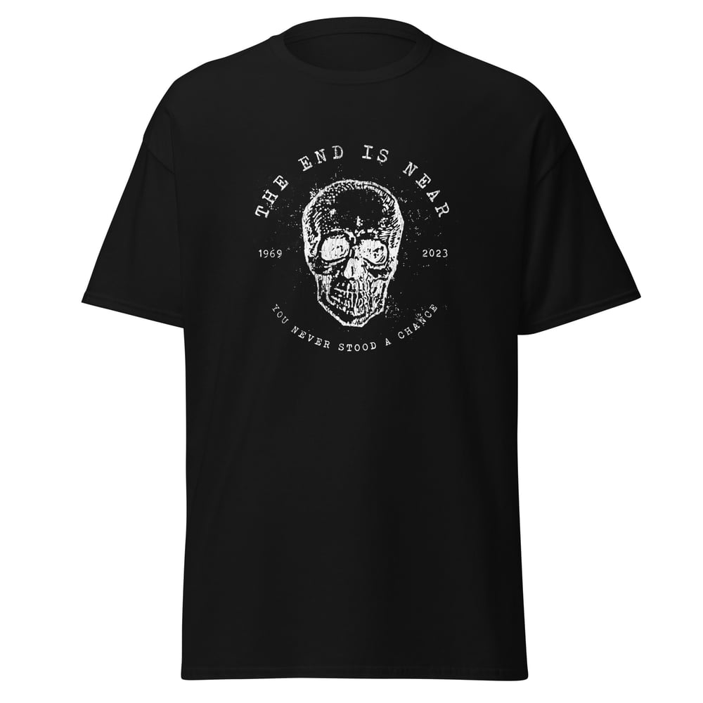 The End Is Near Vintage Logo Men's classic tee