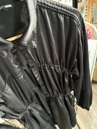 Image 4 of Black satin fashion nova dress 