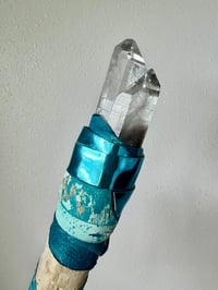 Image 3 of TURQUOISE TWIN- crystal wand