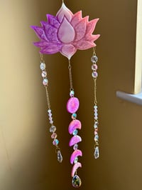 Image 5 of Lotus Flower Resin Sun Catcher