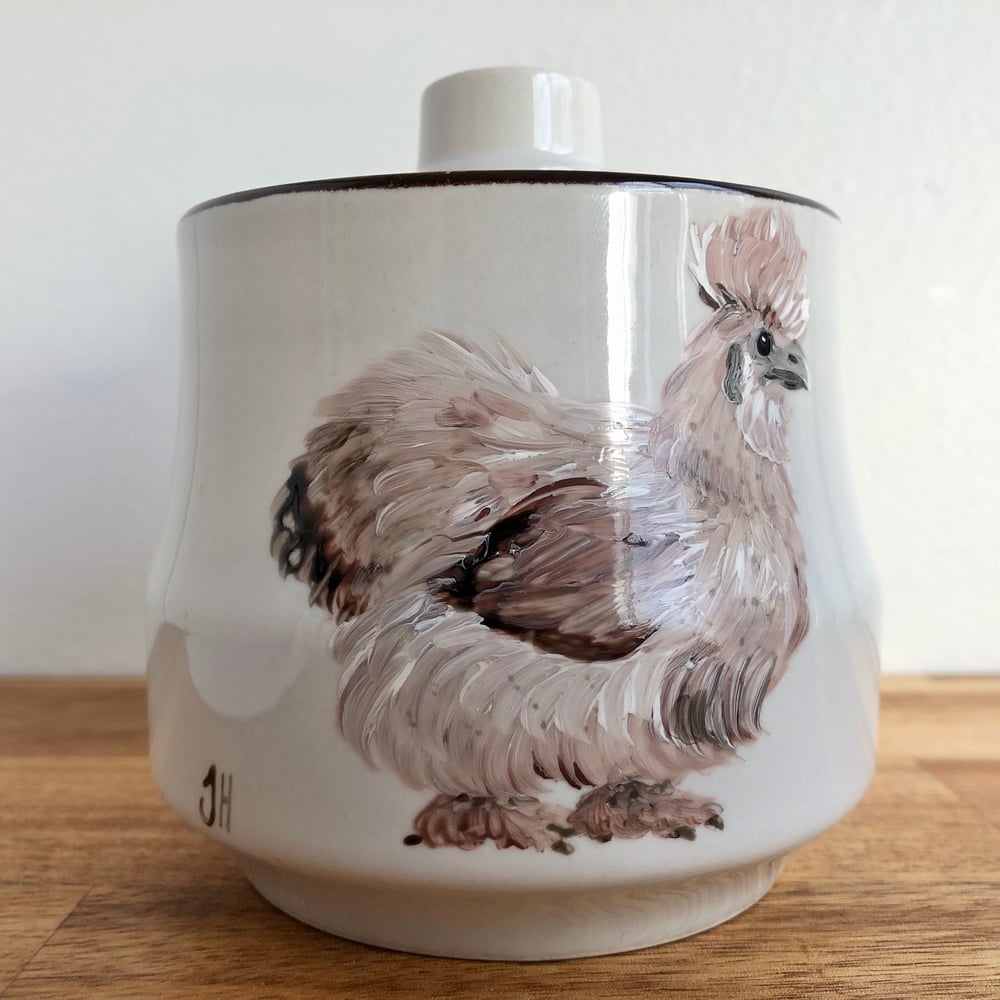 Silkie Chicken Sugar Pot
