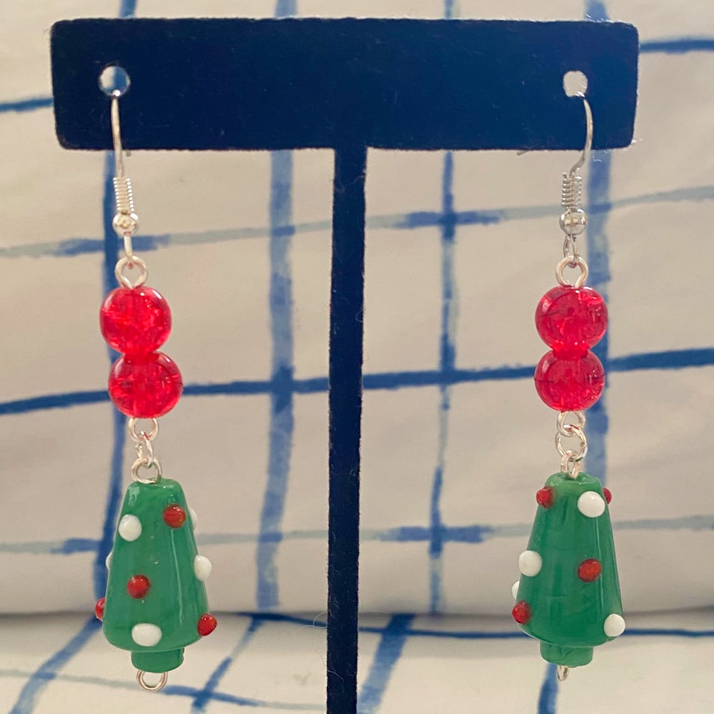 Image of holiday earrings