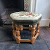 Vintage needlework stool