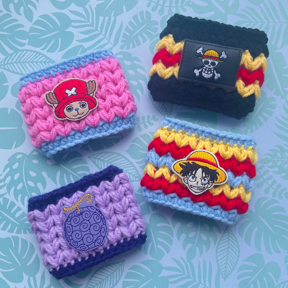 Image of Puff Stitch Feltie Cup Cozy