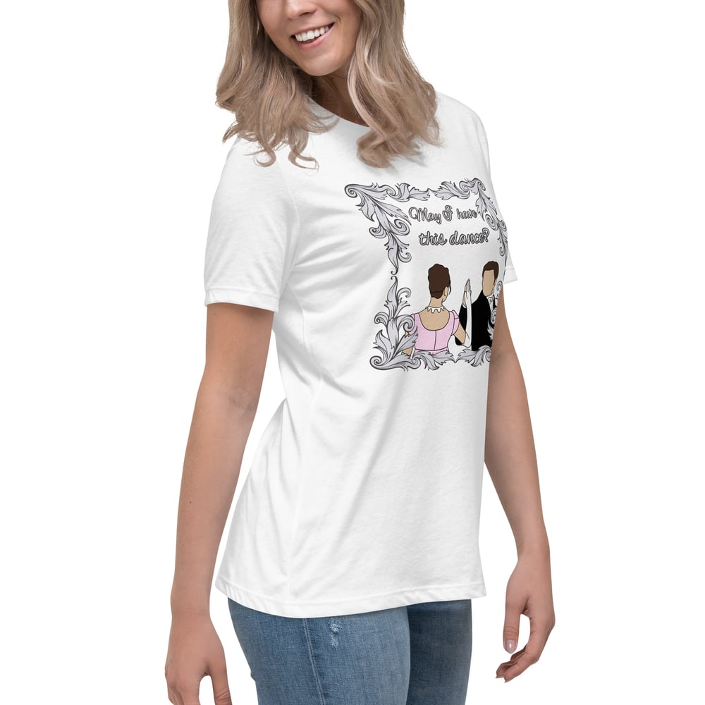 Image of Women's Relaxed T-Shirt dance bridgerton inspired 