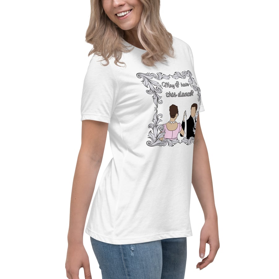 Image of Women's Relaxed T-Shirt dance bridgerton inspired 