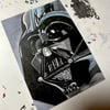 Topps Star Wars Vader helmet 1 sketch card 