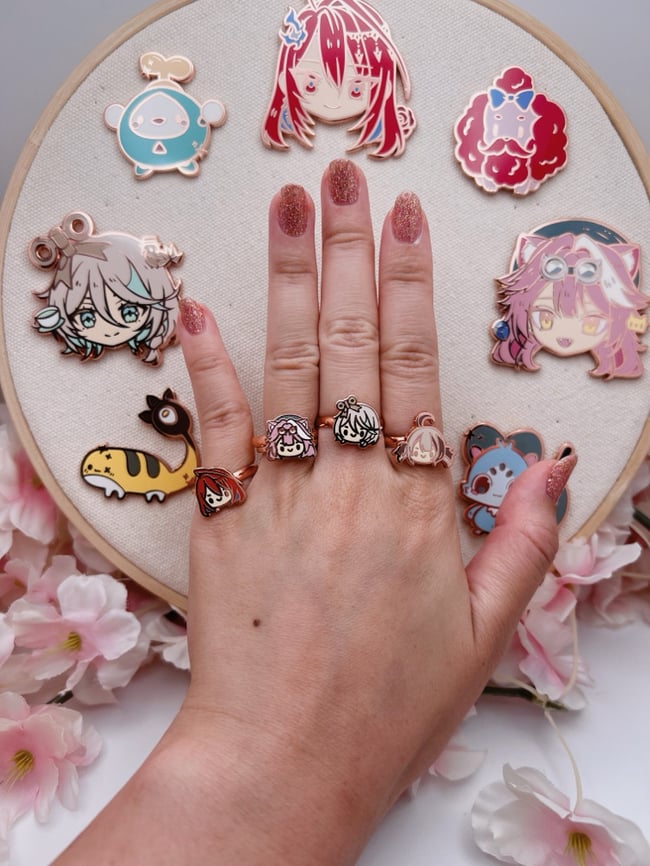 Enamel Rings [ Hololive / Holostars ]