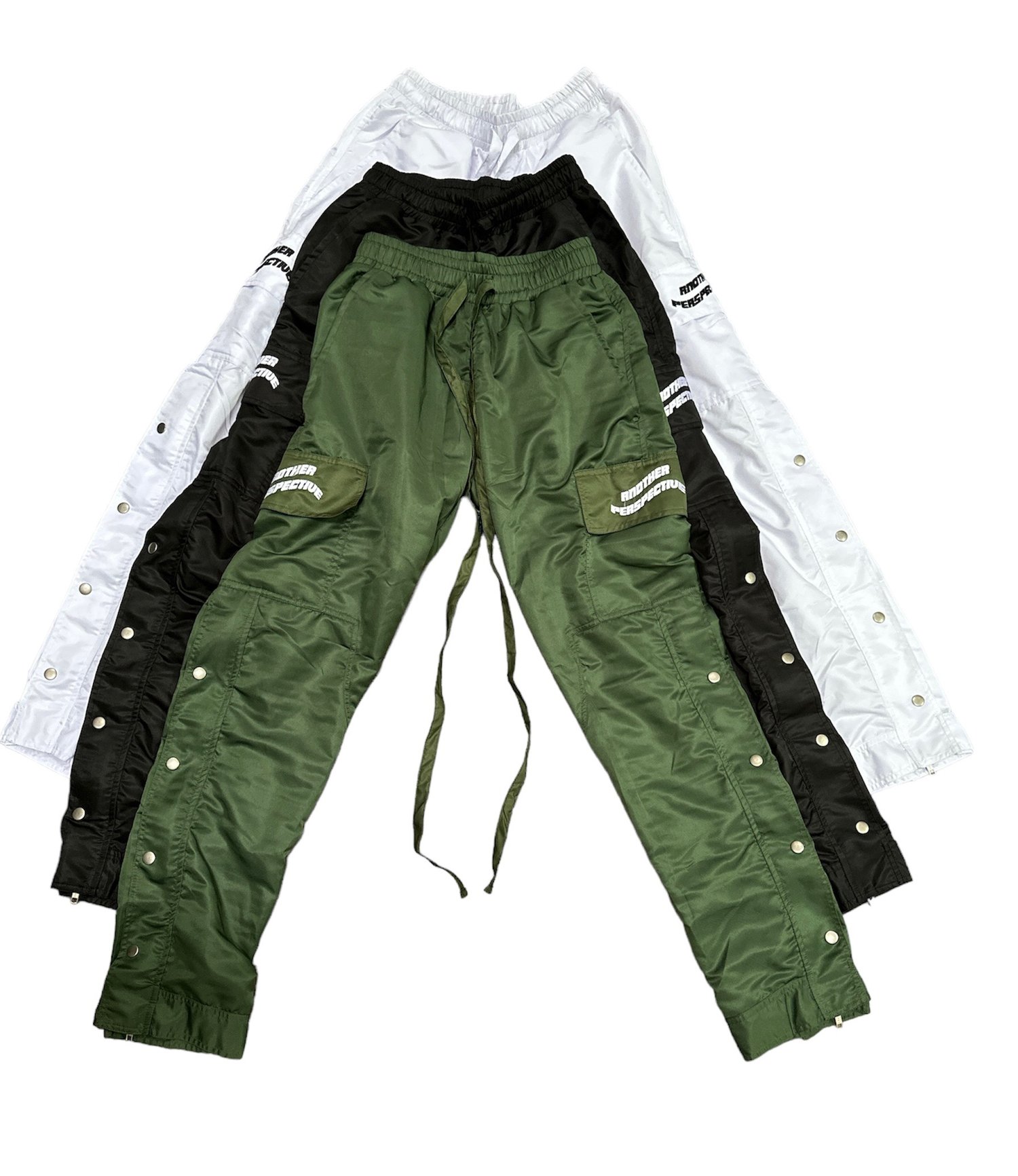 Image of Forrest Green Lightweight Button-Zip Pants