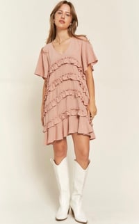 Image 2 of Flippy hem Dress