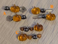 Image 2 of Fall themed hair clips 🍁🐈‍⬛